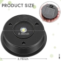 Miniatyrbild 4 av 5: 6 st solcellslampor ersättning topp 7 solcellslykta delar LED solpanel lykta lock lampor för ut