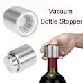 Miniatyrbild 3 av 5: En bit rostfritt stål vakuumpropp, för öl, vin, champagne, juice, för bar, pub, klubb, restaurang, vintillbehör
