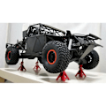 Miniatyrbillede 4 af 5: 4 stk. Metal Højdehjusterbare 6 Tons Reparationsstativer til 1/10 RC Crawler Bil Axial SCX10 90046 TRX4 TRX6