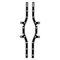 Miniatyrbillede 1 af 5: 2 stk. Metal Chassis Bjælke Side Ramme Chassis til WPL C14 C24 C24-1 1/16 RC Bil Opgraderingsdele Ac