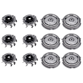 Miniatyrbilde 1 av 5: 6-pakks Sh50-erstatningshoder for Series 5000 barbermaskiner, S5000 S5420 S5380 S5351 Multiprecision-blad