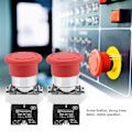 Miniatyrbild 3 av 5: 2-pack Nödknapp Röd Panel Nödknapp 22MM