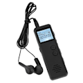 Miniatyrbillede 1 af 5: Stemmeoptager USB Flashdrev USB Diktafon Digital Lyd Stemmeoptager Med WAV, MP3 Afspiller (8 GB)