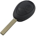 Miniatyrbilde 3 av 4: Nøkkelskall for bilnøkkel med fjernkontroll, ubeskåret blad for Mini Cooper R50 R53