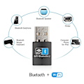 Miniatyrbilde 2 av 5: USB Wifi Bluetooth-kompatibel Adapter V4.2 Trådløst Nettverkskort Wifi Antenne Sender PC Lan Int