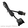 Miniatyrbild 2 av 5: Datasyncroniseringsdockningsstation USB-laddningsklämma Laddare för Garmin Vivosmart HR-klocka