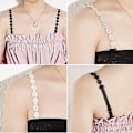 Miniatyrbillede 2 af 5: Kvinder 3 Par BH-stropper Blomst Lace Justerbar Underwear BH-stropper Udskiftning Skulderstropper