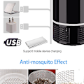 Miniatyrbild 4 av 4: LED-myggdödande lampa USB Anti Mosquito Electric Bug Zapper Silent Mosquito Trap Insect Killer för utomhus sovrum