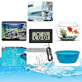 Miniatyrbild 5 av 5: 4x Digital LCD Termometer Temperaturmätare Med Extern Givare För Kylskåp Frys A