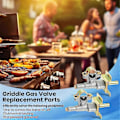 Miniatyrbilde 5 av 5: 2-pakks Griddle Burner Kontrollventil Kompatibel med Griddle Burner Kontrollventil