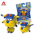 Miniatyrbilde 1 av 3: Super Wings S6 Tino 2 tommer Mini Transformer Anime Deformasjon Fly Robot Actionfigurer Transformasjon Barn Lekegaver V