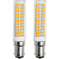 Miniatyrbild 1 av 5: Nya B15d LED-lampor 8w motsvarande 90w 80w 75w varmvit B15-sockel 910lm 220v 230v 3000k (set om 2) Snabb 2023 Guanguan