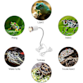 Miniatyrbillede 2 af 5: Varmelampe, Skildpaddevarmepære Varmeemitterende Lampe, 3 Uva Uvb Pærer 25w, 50w Og 75w, Og Vandtank Temperaturtester