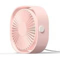 Mini USB-blæser, bærbar bordblæser, støjsvag bordblæser, 3 justerbare hastigheder - Pink