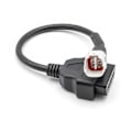 Miniatyrbillede 3 af 3: Kabeladapter til Yamaha-motorcykel Programmering Obd2 Stik 4-polet Universal