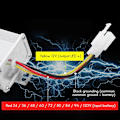 Miniatyrbillede 3 af 5: 2x Elektronisk Transformer DC 36v 48v 60v 72v Til 12v 10a Elcykel Konverter Adapter Ned Tra
