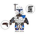 Miniatyrbillede 3 af 5: 8 stk./sæt Star Wars Minifigur Samlede Byggeklodser Legetøj Echo Jesse Rex Figur Samleobjekt Legetøj Børn Fans Gave  [ege][hsf]