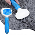 Miniatyrbilde 1 av 5: Teppehrake for sammenfiltret teppe, lurvete teppe, tepperake, teppepleier, teppebørste for å fluffe teppe, teppekam, børste for sammenfiltrede tepper for trapper, haller og tra