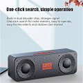 Miniatyrbild 4 av 5: Bärbar FM-radio Trådlös Bluetooth 5.0 TWS Högtalare Mini MP3 Musikspelare Stöd TF-kort U Disk US