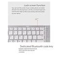 Pikkukuva 2 / 5: Bluetooth-näppäimistö Taitettava Langaton Näppäimistö Kosketuslevy IOS/Android/Windows Tablet-tietokoneelle Mobiilipuhelimelle