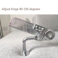 Miniatyrbillede 5 af 5: 2 stk. Sofa Justerbar Højde Vinkel Hardware Sofa Hovedgærde Klik Mekanisme Multifunktionel Justerbar Hængsel 90