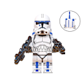 Miniatyrbillede 2 af 5: 8 stk./sæt Star Wars Minifigur Samlede Byggeklodser Legetøj Echo Jesse Rex Figur Samleobjekt Legetøj