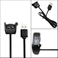 Miniatyrbild 3 av 5: Datasyncroniseringsdockningsstation USB-laddningsklämma Laddare för Garmin Vivosmart HR-klocka