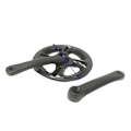 Miniatyrbillede 5 af 5: Enkeltgears 42T Foldbar Cykelkrank Sæt Vejcykel 152 Mm Krank Sæt Hul Tandplade Cykel Tandhjul