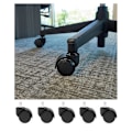 Miniatyrbilde 5 av 5: Kontorstolhjul, Hjul til Kontorstol, Erstatning, 5-pakning, Kontorstolhjul, Heavy Duty Erstatning