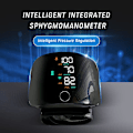 Miniatyrbild 2 av 4: Digital Automatisk Arm Blodtrycksmätare LED Smart Röst Hjärtfrekvensmaskin