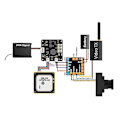 Miniatyrbild 2 av 5: FPV MinimOsd Minim Mini OSD On-Screen-Display med KV TEAM MOD för CC3D Naze32 F3 F4 Flight Controll