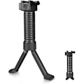 Miniatyrbild 1 av 5: Pod Grips Förlängare 20 mm Skena Vertikalt Gevär Framgrepp 2 i 1 Keymod Bipod Fritt Krympbara Skenor Airsoft Grepp för Utomhusskytte Air Picatinny Weav