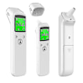 Miniatyrbillede 5 af 5: 2024 Ny 2 i 1 Panden Termometer Øre Termometer - Digital Infrarød Termometer