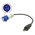 Miniatyrbild 2 av 4: Adapterkabel 40cm 3x1.5mm² från schweiziskt stickpropp till CEE