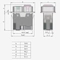 Miniatyrbillede 5 af 5: Kedu Kjd17b 120v/16a 4-polet Industriel Elektromagnetisk Afbryder Vandtæt Til/Fra Trykknapkontakter Til Elektriske Værktøjer Sav Boremaskine Sliber Skæring