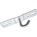 Miniatyrbilde 3 av 4: 6 stk Takkrok 95mm Taklampe Baseplate Takkronelys Krok Skruefeste Heavy Duty Galvanisert Jern For Europeisk Lampe Takvifter Strøm