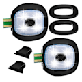 Pikkukuva 1 / 5: 2 kpl USB-ladattavaa valoa LED-pipoille, vaihdettavat otsalampun kypärät DIY-pipon valot miehille ja naisille
