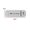 Miniatyrbild 4 av 4: 4g Lte trådlös Usb-dongel mobilt bredband 150mbps modem stick Sim-kortsrouter