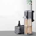 Miniatyrbilde 2 av 5: 8w akvariumfilter 4 i 1 intern filter, 600l/h nedsenkbar fiskevannpumpe oksygenbølgemaker