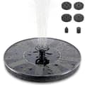 Fontän - Solcellsfontän / Vattenfontän Solcell - 16 Cm Svart