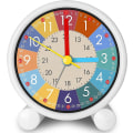 Miniatyrbilde 1 av 5: Barnevekkerklokke, Digital vekkerklokke for barn, Utdannende vekkerklokke, Stille læringsvekkerklokke, Barneklokke, Analog vekkerklokke