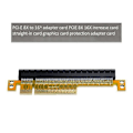 Miniatyrbilde 4 av 5: PCI-E Express 8X til 16X Utvidelseskort Adapter Hann til Hunn Forlengelse