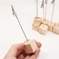 Miniatyrbillede 3 af 3: 10 stk. Letvægts Kube Base Memo Clips Holder med Alligator Clip Lås