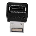 Pikkukuva 1 / 5: Emolevy Type-E USB 3.1 Type-E Liitäntä 90 Asteen Ohjauskyynärpää Etuosan Type-C Asennettu