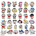Pikkukuva 1 / 5: 36 kpl/setti Crayon Shin-chan -sarjan Crocs-kenkien riipuksia Kenkien sandaalien koristelu Syntymäpäivälahjat Crocs-kenkien tarvikkeet