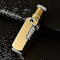 Miniatyrbillede 3 af 4: Tung Maskine Grav Ren Messing Kerosin Lighter Retro Metal Gave