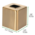 Miniatyrbilde 3 av 5: Metallisk Firkantet Vevboks Moderne Vevholder