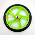 Miniatyrbild 3 av 5: 2 Stycken Scooterhjul 200 mm PU Material Hjul Tjocklek 30 mm ABEC-7 Lager Scooter Tillbehör