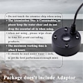 Miniatyrbilde 5 av 5: Mist Maker, USB-port 4 farger LED-lys Mini Mister Tåkefogger, Innendørs Fontene Hage Dam Vann F