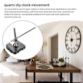 Miniatyrbild 5 av 5: 31 mm Lång Axellängd Quartz Klockurverk Mekanism DIY Klockreparationssats Klockurverksbyte